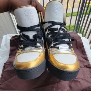 Gucci Shoes Gucci 3885 Unisex Leather Multi Color Fashion